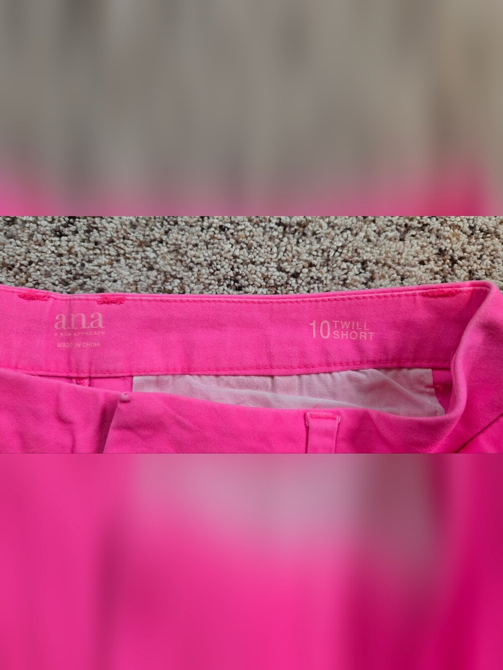 A.N.A. Hot Pink Twill Shorts Womens Size 10 - Picture 4 of 4